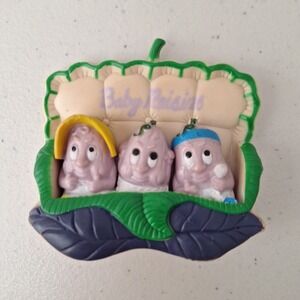 Vtg 80s Giftco Memo Buddies Baby Raisins Anthropomorphic Refrigerator Magnets